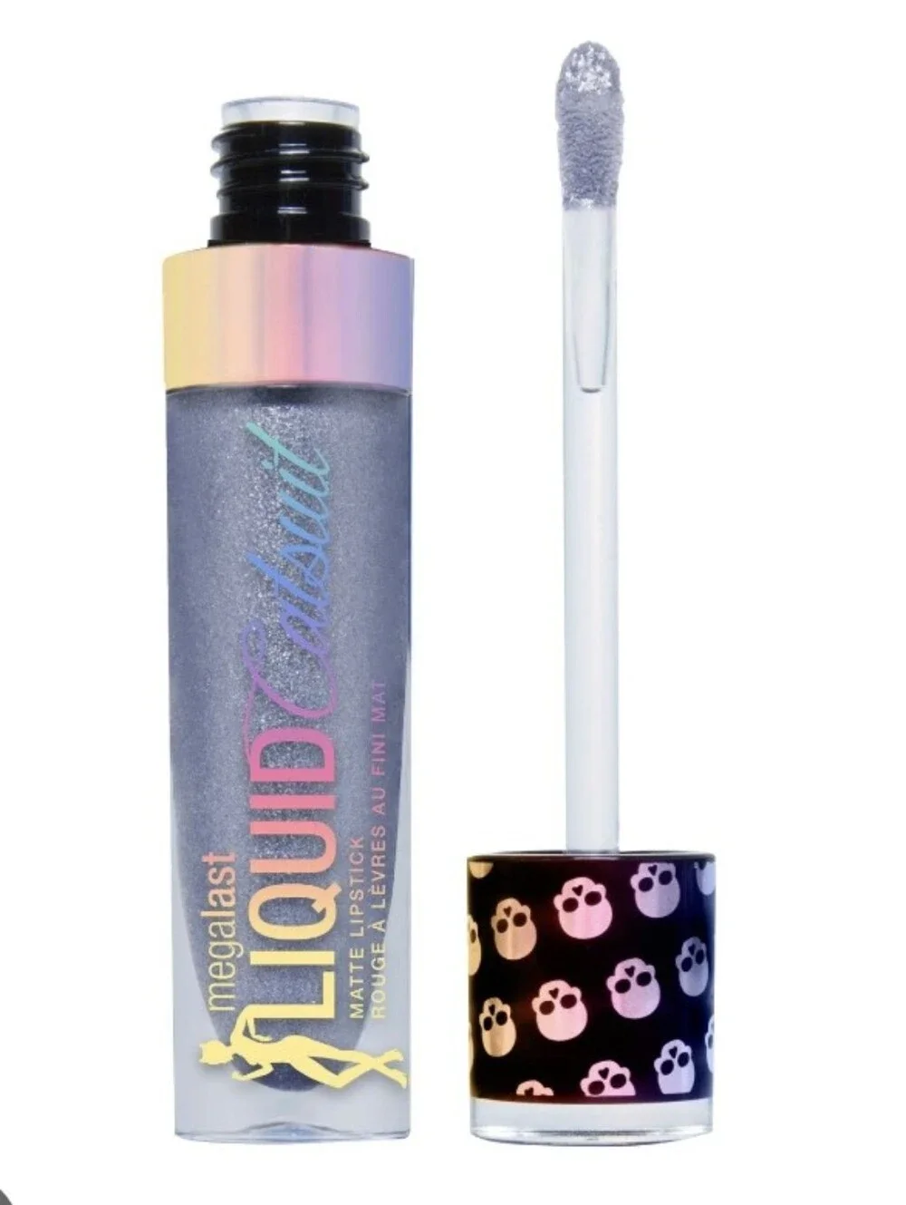 GUNMETAL HEART Wet N Wild RARE Goth-O-Graphic Liquid Lip NWOBox